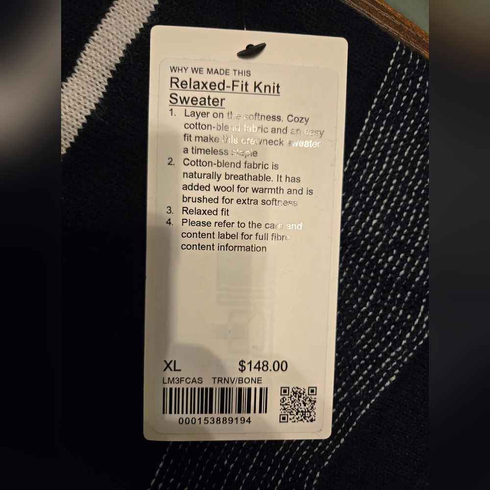 Lululemon Relaxed-Fit Knit Sweater Size Brand New - Picture 2 of 4